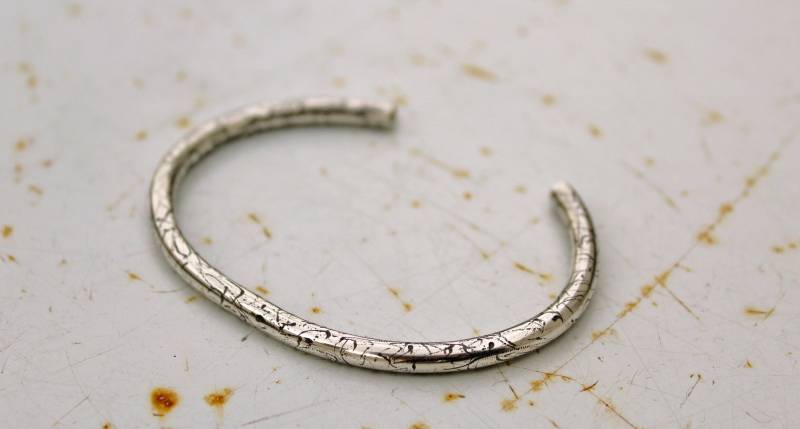 Herren Silber Armband Rustikal Gestempelt Manschettenarmband Handgestempelt Schmuck Geschenk von shauljewelry