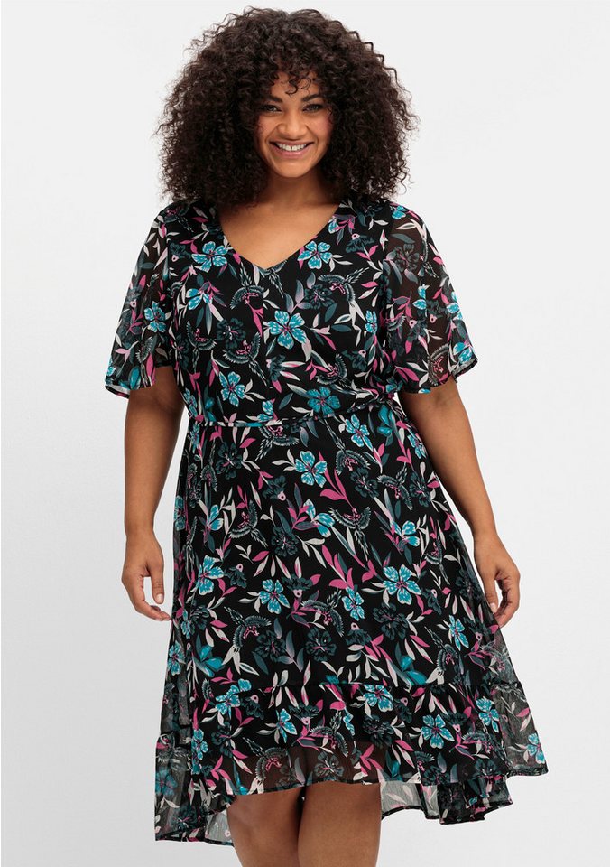 sheego by Joe Browns Etuikleid Chiffonkleid . von sheego by Joe Browns