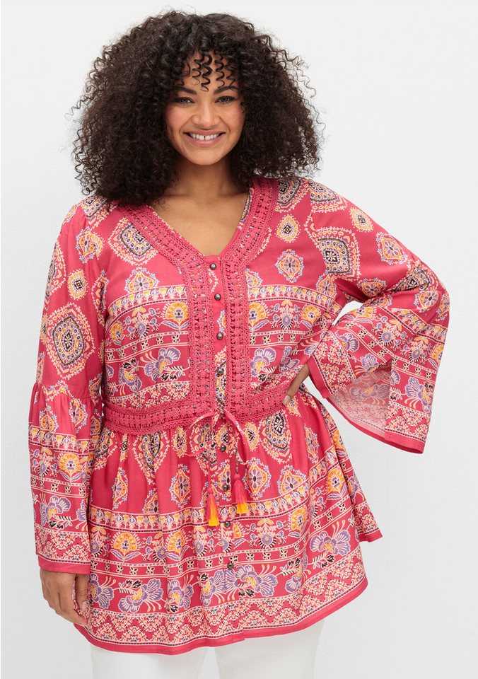 sheego by Joe Browns Klassische Bluse Longbluse sheego by Joe Browns Klassische Bluse Longbluse von sheego by Joe Browns