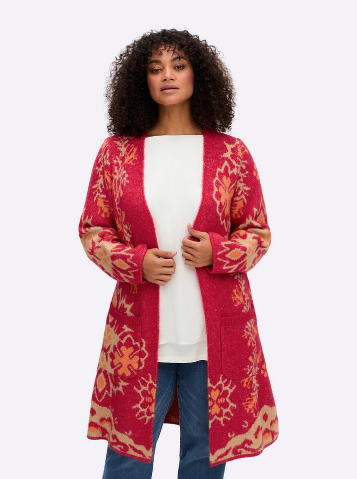 sheego by Joe Browns Strickjacke Strickmantel von sheego by Joe Browns