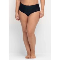 Große Größen: Bikinihose in hohem Schnitt, mit Shaping-Einsatz, tiefblau, Gr.40-58 von sheego