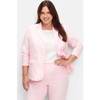 Große Größen: Blazer in klassischer Form, rosé, Gr.40-56 von sheego