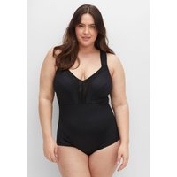 Große Größen: Body ohne Bügel, mit Mesh-Details, schwarz, Gr.100B-95G von sheego