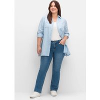 Große Größen: Bootcut-Jeans in Curvy-Schnitt SUSANNE, blue Denim, Gr.40-58 von sheego
