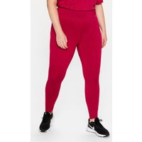 Große Größen: Funktionsleggings mit kleiner Innentasche, granatrot, Gr.40-58 von sheego