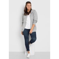 Große Größen: Skinny Power-Stretch-Jeans im Biker-Look, dark blue Denim, Gr.20-116 von sheego