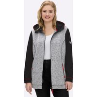 Kapuzenfleecejacke von sheego
