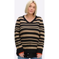 V-Ausschnitt-Pullover von sheego
