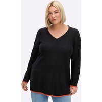 V-Ausschnitt-Pullover von sheego