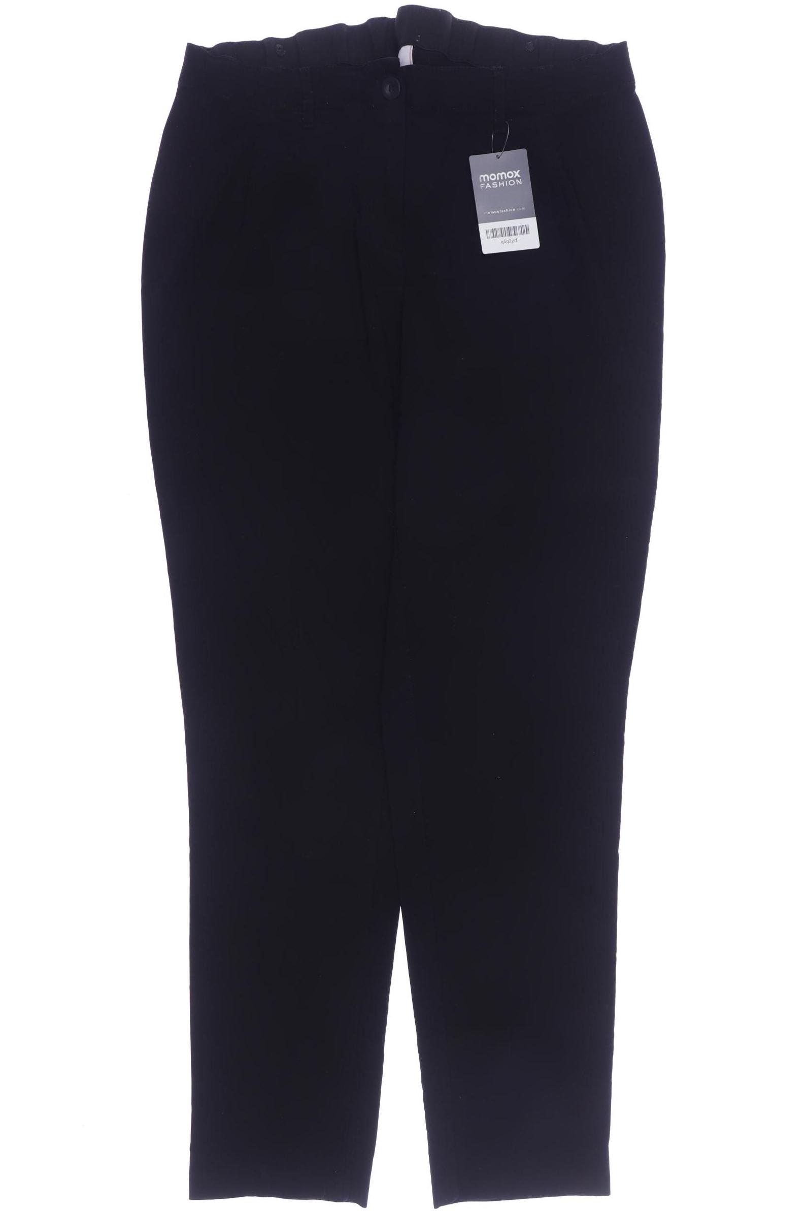 sheego Damen Stoffhose, schwarz von sheego