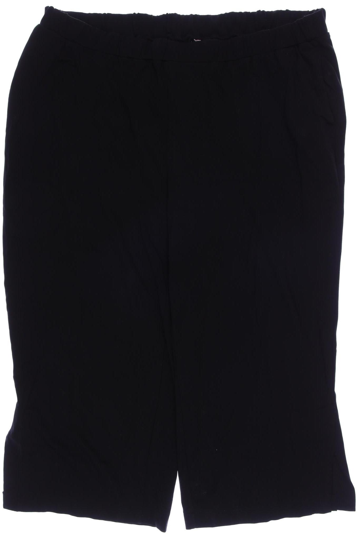 sheego Damen Stoffhose, schwarz von sheego