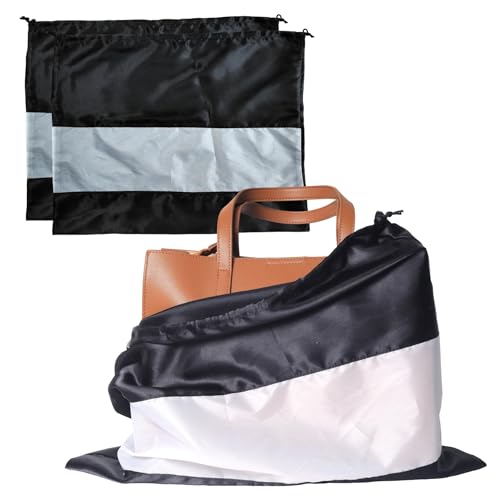 sheelokhwui Satin-Staubbeutel für Handtaschen und Totebags mit klarem Fenster Seidiger Staubschutz für Handtasche Geldbörse Aufbewahrungstaschen Staubdichte Tasche mit Kordelzug für Schuhe und Stiefel sheelokhwui Satin-Staubbeutel für Handtaschen und Totebags mit klarem Fenster Seidiger Staubschutz für Handtasche Geldbörse Aufbewahrungstaschen Staubdichte Tasche mit Kordelzug für Schuhe und Stiefel von sheelokhwui