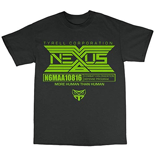 shengyang Herren tyrell nexus t-shirt aus 1 % baumwolle blade runner inspiriert android philip k. dick schwarz M shengyang Herren tyrell nexus t-shirt aus 1 % baumwolle blade runner inspiriert android philip k. dick schwarz M von shengyang