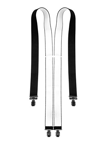 Hosentr�ger 4 Clips (X - Form), Schwarz , One Size von shenky