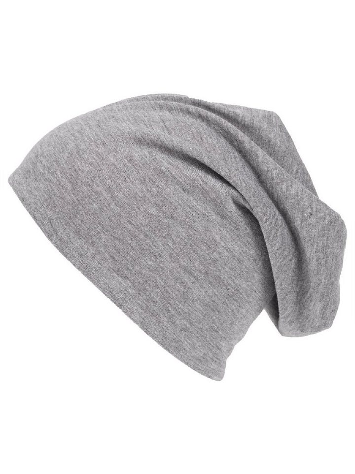 shenky Beanie Damen Mütze uni Farben Jersey Beanie (Herrenmütze und Damenmütze, Lange Mütze) 28cm lang von shenky