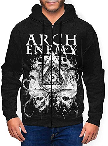 shenqiwww Arch Enemy Men Full Zipper Hoodie Sweatshirt Warm Jacket Coat von shenqiwww