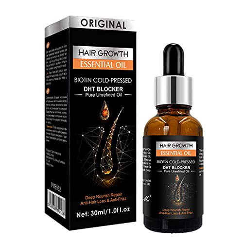 Ingwer-Haarwachstumsöl | Ätherisches Öl für natürliche Haardichte, 30 ml - Haarwachstumsöl für dickeres, volleres, gesünderes Haar, Haarwachstumsöl für Männer und Frauen Shenrongtong von Shenrongtong