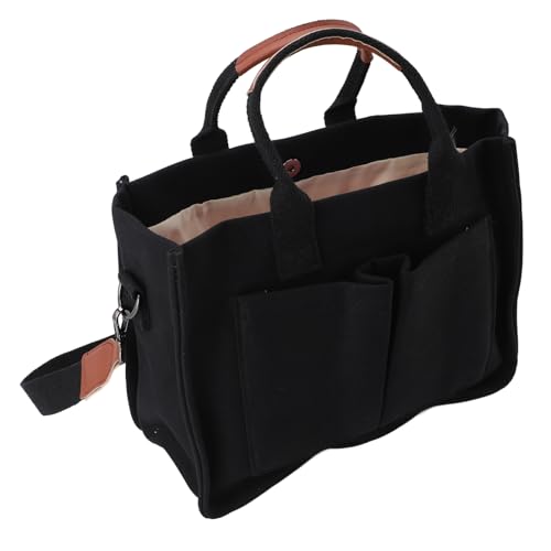 shenruifa Einzelschulter-Umhängetasche, Lässige Handtasche, Pendler-Umhängetasche für Damen (Schwarz) von shenruifa