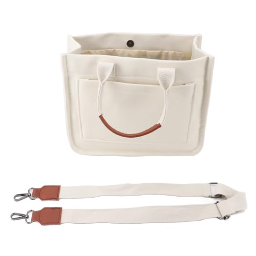 shenruifa Einzelschulter-Umhängetasche, Lässige Handtasche, Pendler-Umhängetasche für Damen (Weiß) von shenruifa