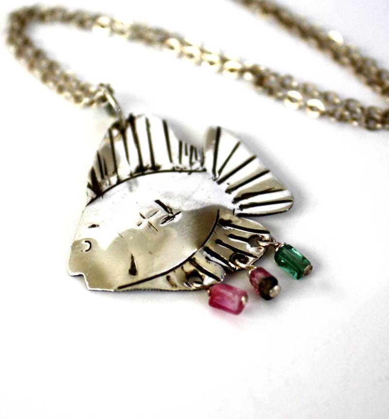 Fisch Turmalin Halskette von sheny