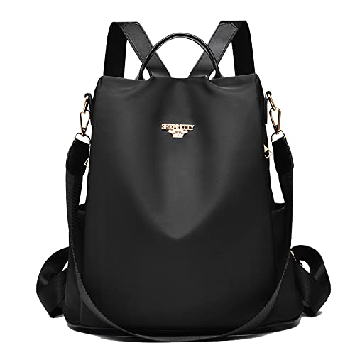 shepretty Damen Rucksack Anti Diebstahl Umhängetasche Multifunktions Schultaschen,8864-BK-2 von shepretty