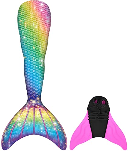 shepretty meerjungfrauenflosse mädchen Neuer Mermaid Tail Badeanzug für Erwachsene und Kinder, dafenjcka09, S von shepretty