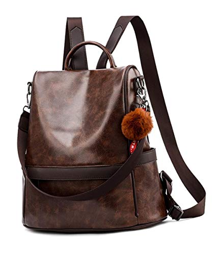 shepretty Damen Rucksack Anti Diebstahl Umhängetasche Multifunktions Schultaschen,6766Kaffee. von shepretty