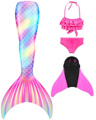 shepretty Flossen für Mädchen 4pcs88RY,FenM36-110 von shepretty