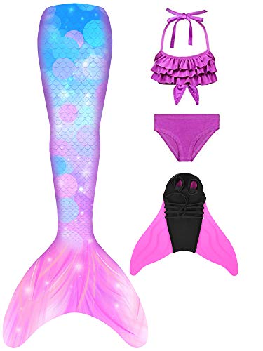 shepretty meerjungfrauenflosse mädchen Neuer Mermaid Tail Badeanzug für Erwachsene und Kinder,xiaofen-R2-130 von shepretty