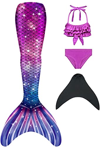 shepretty meerjungfrauenflosse mädchen Neuer Mermaid Tail Badeanzug für Erwachsene und Kinder，xiaoR8,150 von shepretty