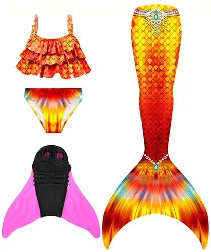 shepretty meerjungfrauenflosse mädchen Neuer Mermaid Tail Badeanzug für Erwachsene und Kinder,XIAOm6,120 von shepretty