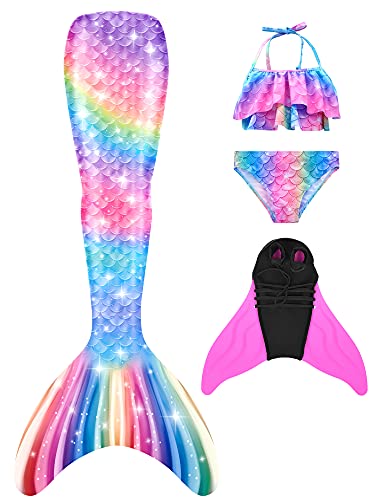 shepretty meerjungfrauenflosse mädchen Neuer Mermaid Tail Badeanzug für Erwachsene und Kinder，fenM9-110 von shepretty