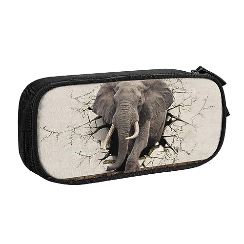 Broken Wall Elefant Federmäppchen Stifteetui mit Reißverschluss, Blau Große Kapazität Bleistift Box für Schule, Büro und Reisen, Schwarz , Einheitsgröße, Taschen-Organizer Broken Wall Elefant Federmäppchen Stifteetui mit Reißverschluss, Blau Große Kapazität Bleistift Box für Schule, Büro und Reisen, Schwarz , Einheitsgröße, Taschen-Organizer von shgwehh