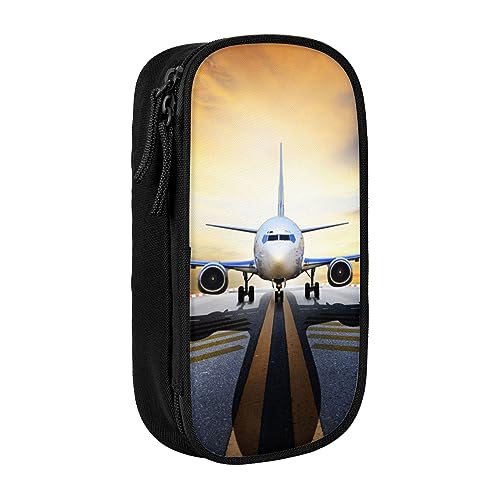 Federmäppchen mit Rucksack, Flugzeug, großes Fassungsvermögen, Federmäppchen mit Reißverschluss, für Schule, Büro und Reisen, Schwarz, Schwarz , Einheitsgröße, Taschen-Organizer Federmäppchen mit Rucksack, Flugzeug, großes Fassungsvermögen, Federmäppchen mit Reißverschluss, für Schule, Büro und Reisen, Schwarz, Schwarz , Einheitsgröße, Taschen-Organizer von shgwehh