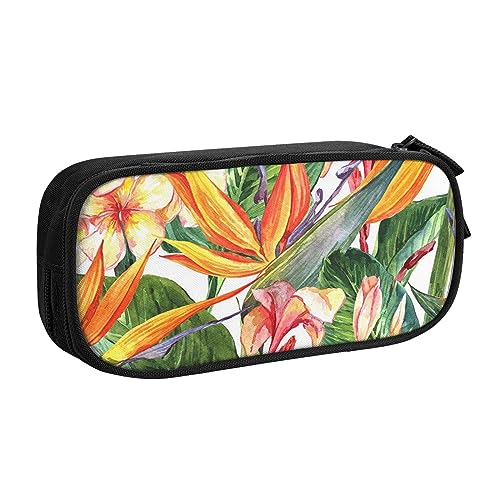 Federmäppchen mit buntem Blumenmotiv, mit Reißverschluss, große Kapazität, für Schule, Büro und Reisen, Schwarz , Einheitsgröße, Taschen-Organizer Federmäppchen mit buntem Blumenmotiv, mit Reißverschluss, große Kapazität, für Schule, Büro und Reisen, Schwarz , Einheitsgröße, Taschen-Organizer von shgwehh