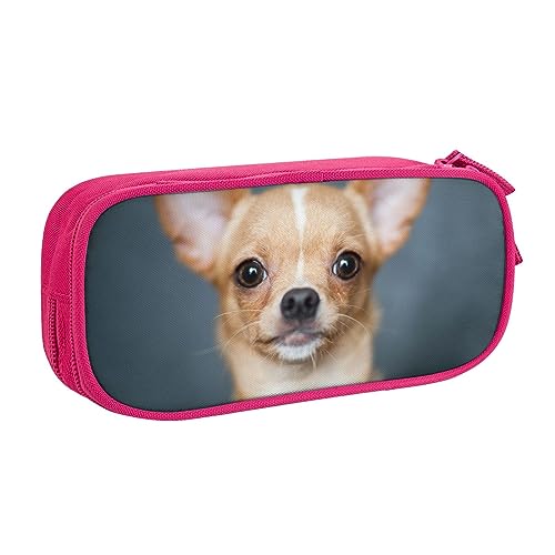 Niedliches Chihuahua-Federmäppchen, Stifteetui mit Reißverschluss, blau, große Kapazität, Federmäppchen für Schule, Büro und Reisen, rose, Einheitsgröße, Taschen-Organizer Niedliches Chihuahua-Federmäppchen, Stifteetui mit Reißverschluss, blau, große Kapazität, Federmäppchen für Schule, Büro und Reisen, rose, Einheitsgröße, Taschen-Organizer von shgwehh