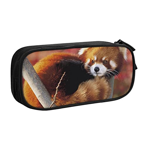 Roter Panda-Federmäppchen, Stifteetui mit Reißverschluss, schwarz, große Kapazität, Stiftebox für Schule, Büro und Reisen, Schwarz , Einheitsgröße, Taschen-Organizer Roter Panda-Federmäppchen, Stifteetui mit Reißverschluss, schwarz, große Kapazität, Stiftebox für Schule, Büro und Reisen, Schwarz , Einheitsgröße, Taschen-Organizer von shgwehh
