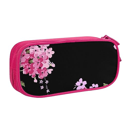 Schöne Blumen Federmäppchen Stiftebeutel Tasche mit Reißverschluss, Schwarz Große Kapazität Federmäppchen für Schule, Büro und Reisen, rose, Einheitsgröße, Taschen-Organizer Schöne Blumen Federmäppchen Stiftebeutel Tasche mit Reißverschluss, Schwarz Große Kapazität Federmäppchen für Schule, Büro und Reisen, rose, Einheitsgröße, Taschen-Organizer von shgwehh