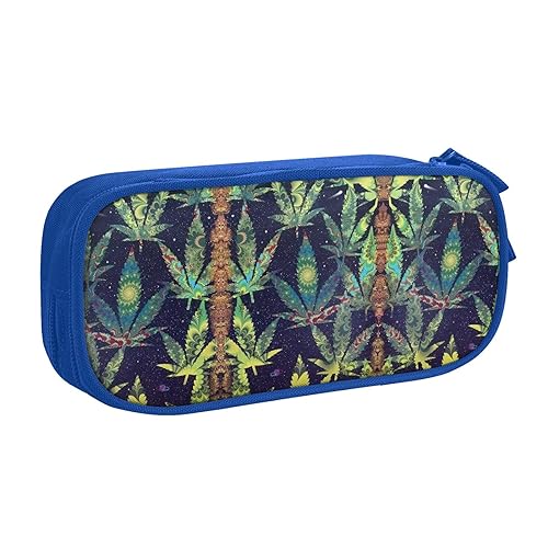 shgwehh A Puff in Time Federmäppchen mit Unkrautmuster, stilvolles Federmäppchen – Organisieren Sie Ihre Schreibwaren mit Eleganz, blau, Einheitsgröße, Taschen-Organizer shgwehh A Puff in Time Federmäppchen mit Unkrautmuster, stilvolles Federmäppchen – Organisieren Sie Ihre Schreibwaren mit Eleganz, blau, Einheitsgröße, Taschen-Organizer von shgwehh