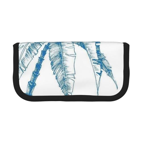 shgwehh Federmäppchen aus Segeltuch mit Pizza-Muster, langlebiges Federmäppchen für Lernen und Kosmetik, Sketch Hawaii, Einheitsgröße, Taschen-Organizer von shgwehh