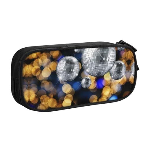 shgwehh Federmäppchen mit Ballsaal-Druck, stilvolles Federmäppchen – organisieren Sie Ihre Schreibwaren mit Eleganz, Schwarz , Einheitsgröße, Taschen-Organizer von shgwehh