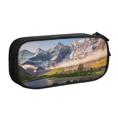 shgwehh Federmäppchen mit Berglandschaft, stilvolles Druck-Federmäppchen – organisieren Sie Ihre Schreibwaren mit Eleganz, Schwarz , Einheitsgröße, Taschen-Organizer shgwehh Federmäppchen mit Berglandschaft, stilvolles Druck-Federmäppchen – organisieren Sie Ihre Schreibwaren mit Eleganz, Schwarz , Einheitsgröße, Taschen-Organizer von shgwehh