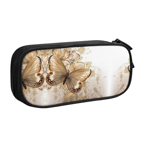 shgwehh Federmäppchen mit Blumenmuster und Schmetterlings-Aufdruck, stilvolles Federmäppchen – organisieren Sie Ihre Schreibwaren mit Eleganz, Schwarz , Einheitsgröße, Taschen-Organizer shgwehh Federmäppchen mit Blumenmuster und Schmetterlings-Aufdruck, stilvolles Federmäppchen – organisieren Sie Ihre Schreibwaren mit Eleganz, Schwarz , Einheitsgröße, Taschen-Organizer von shgwehh