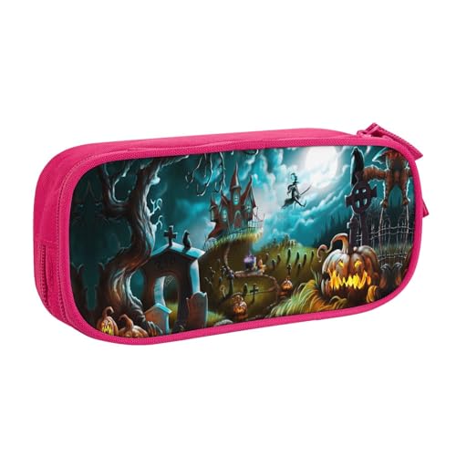 shgwehh Federmäppchen mit Halloween-Kürbis-Friedhofsdruck, stilvolles Federmäppchen – organisieren Sie Ihre Schreibwaren mit Eleganz, rose, Einheitsgröße, Taschen-Organizer shgwehh Federmäppchen mit Halloween-Kürbis-Friedhofsdruck, stilvolles Federmäppchen – organisieren Sie Ihre Schreibwaren mit Eleganz, rose, Einheitsgröße, Taschen-Organizer von shgwehh