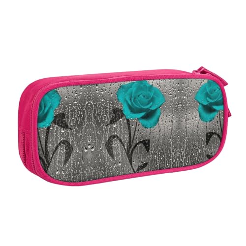 shgwehh Federmäppchen mit Rosen-Motiv, stilvolles Federmäppchen – organisieren Sie Ihre Schreibwaren mit Eleganz, rose, Einheitsgröße, Taschen-Organizer von shgwehh