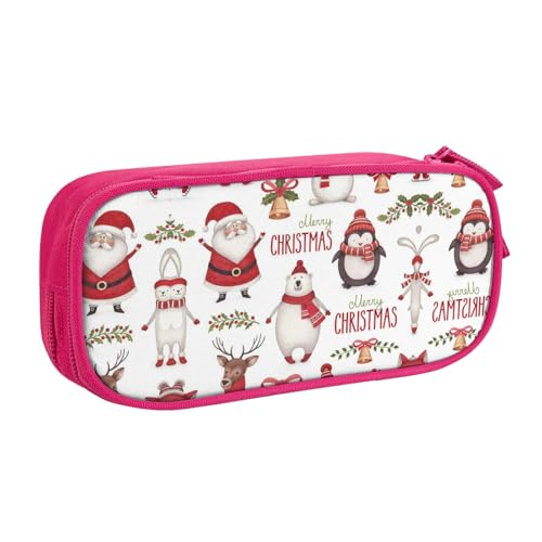 shgwehh Federmäppchen mit Weihnachtsmann-Motiv, stilvolles Federmäppchen – organisieren Sie Ihre Schreibwaren mit Eleganz, rose, Einheitsgröße, Taschen-Organizer shgwehh Federmäppchen mit Weihnachtsmann-Motiv, stilvolles Federmäppchen – organisieren Sie Ihre Schreibwaren mit Eleganz, rose, Einheitsgröße, Taschen-Organizer von shgwehh