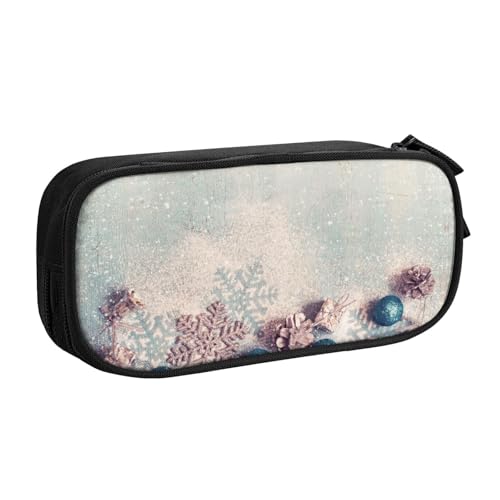 shgwehh Federmäppchen mit Weihnachtsmotiv, stilvolles Federmäppchen – organisieren Sie Ihre Schreibwaren mit Eleganz, Schwarz , Einheitsgröße, Taschen-Organizer von shgwehh