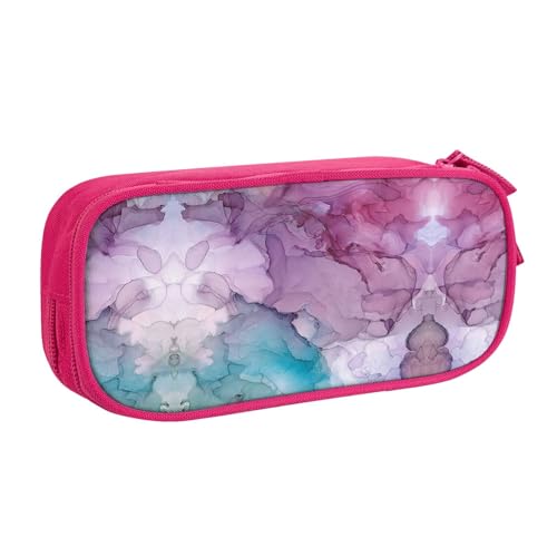 shgwehh Federmäppchen mit abstraktem Marmor-Druck, stilvolles Federmäppchen – organisieren Sie Ihre Schreibwaren mit Eleganz, rose, Einheitsgröße, Taschen-Organizer von shgwehh