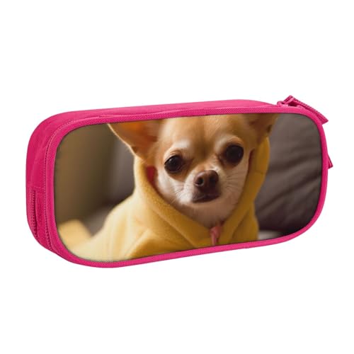 shgwehh Federmäppchen mit niedlichem Chihuahua-Druck, großes Federmäppchen, niedliches Federmäppchen, Büro, Schule, Schreibwaren-Organizer für Mädchen und Jungen, Schwarz, rose, Einheitsgröße, shgwehh Federmäppchen mit niedlichem Chihuahua-Druck, großes Federmäppchen, niedliches Federmäppchen, Büro, Schule, Schreibwaren-Organizer für Mädchen und Jungen, Schwarz, rose, Einheitsgröße, von shgwehh