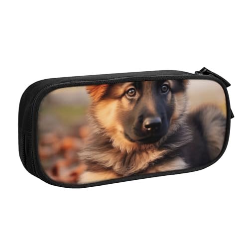 shgwehh Federmäppchen mit süßem Schäferhund, bedruckt, großes Federmäppchen, niedliches Federmäppchen, Büro, Schule, Schreibwaren-Organizer für Mädchen und Jungen, Schwarz, Schwarz , Einheitsgröße, shgwehh Federmäppchen mit süßem Schäferhund, bedruckt, großes Federmäppchen, niedliches Federmäppchen, Büro, Schule, Schreibwaren-Organizer für Mädchen und Jungen, Schwarz, Schwarz , Einheitsgröße, von shgwehh